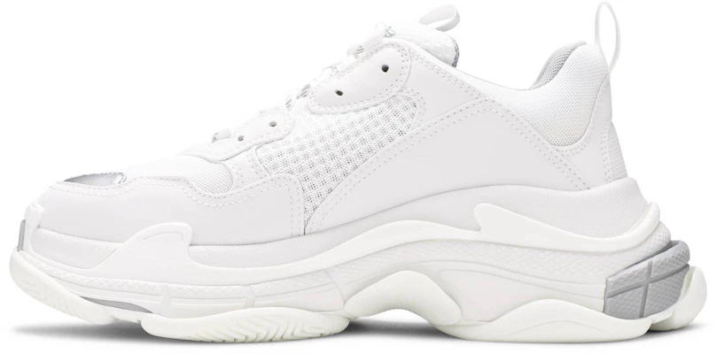 Balenciaga Triple S Sepatu Sneaker 'Putih Abu Metalik' 536737W2FS41200 Lookbook Balenciaga Triple S Sepatu Sneaker 'Putih Abu Metalik' 536737W2FS41200