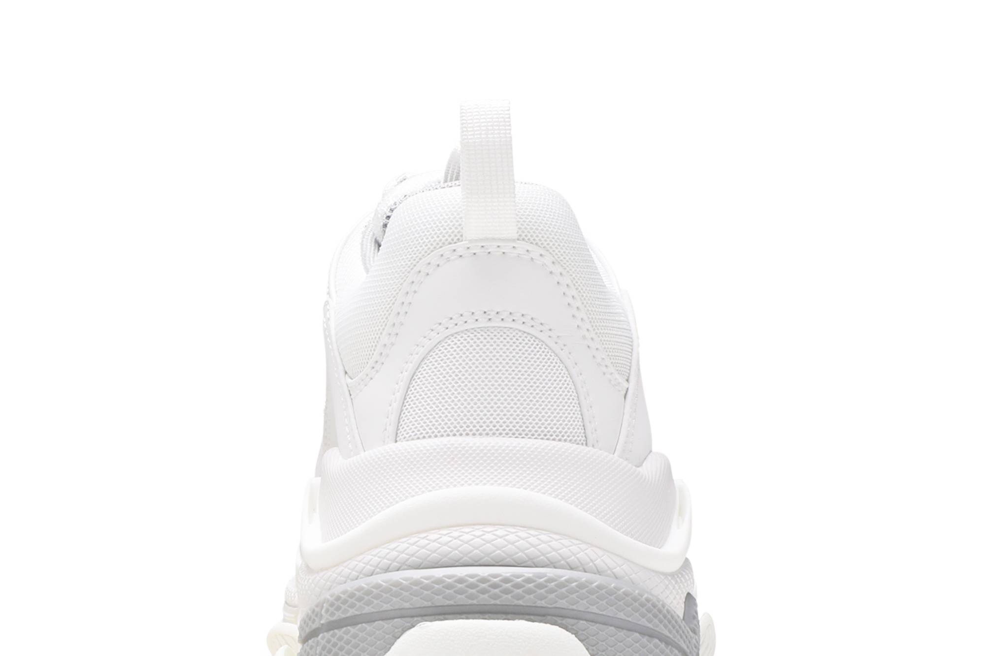 Sizing Balenciaga Triple S Sepatu Sneaker 'Putih Abu Metalik' 536737W2FS41200