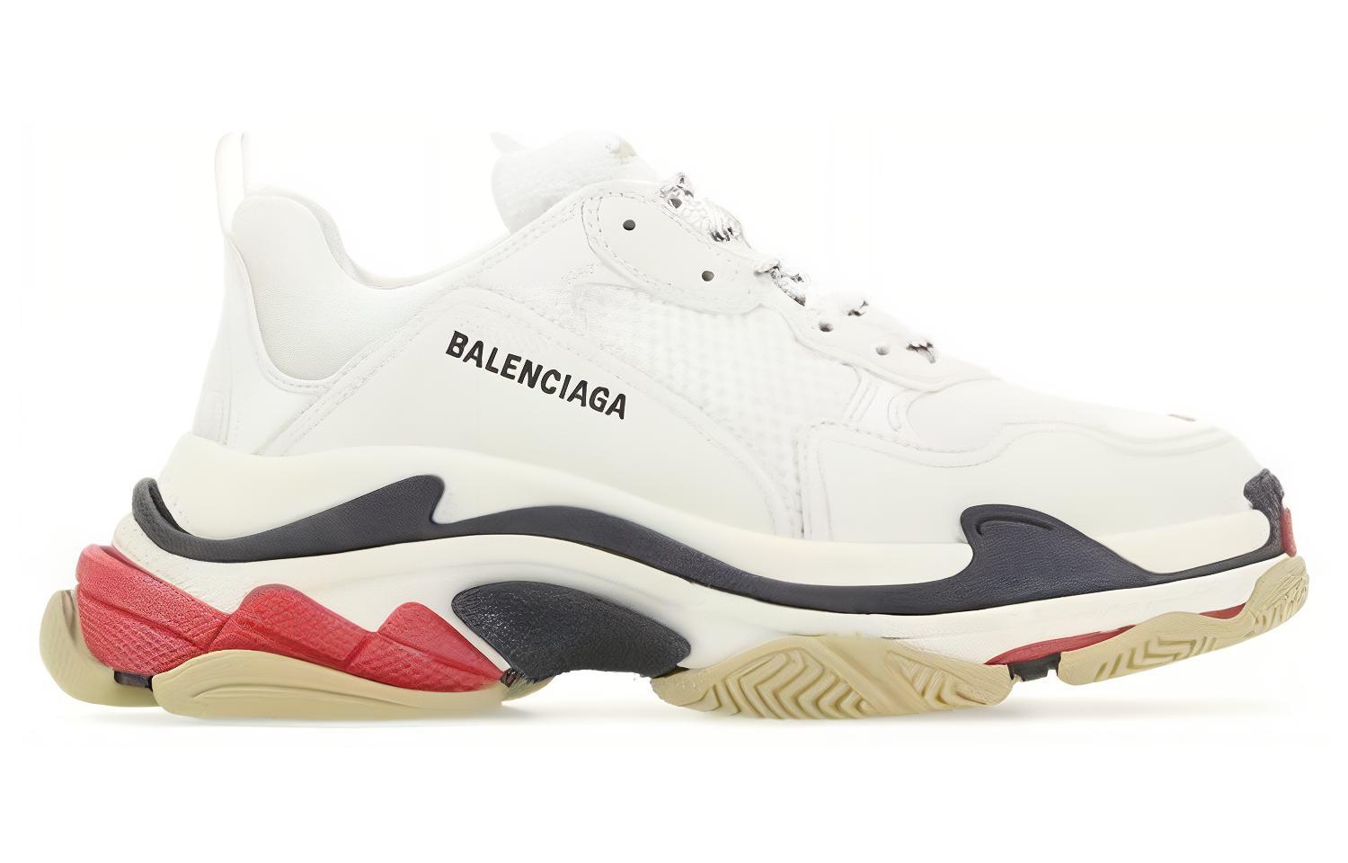 Balenciaga Triple S Sneaker 'White Red' 圖 2