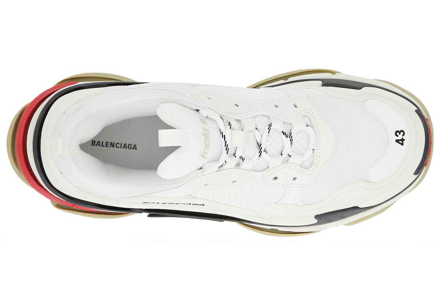 Balenciaga Triple S Sneaker 'White Red' 圖 5