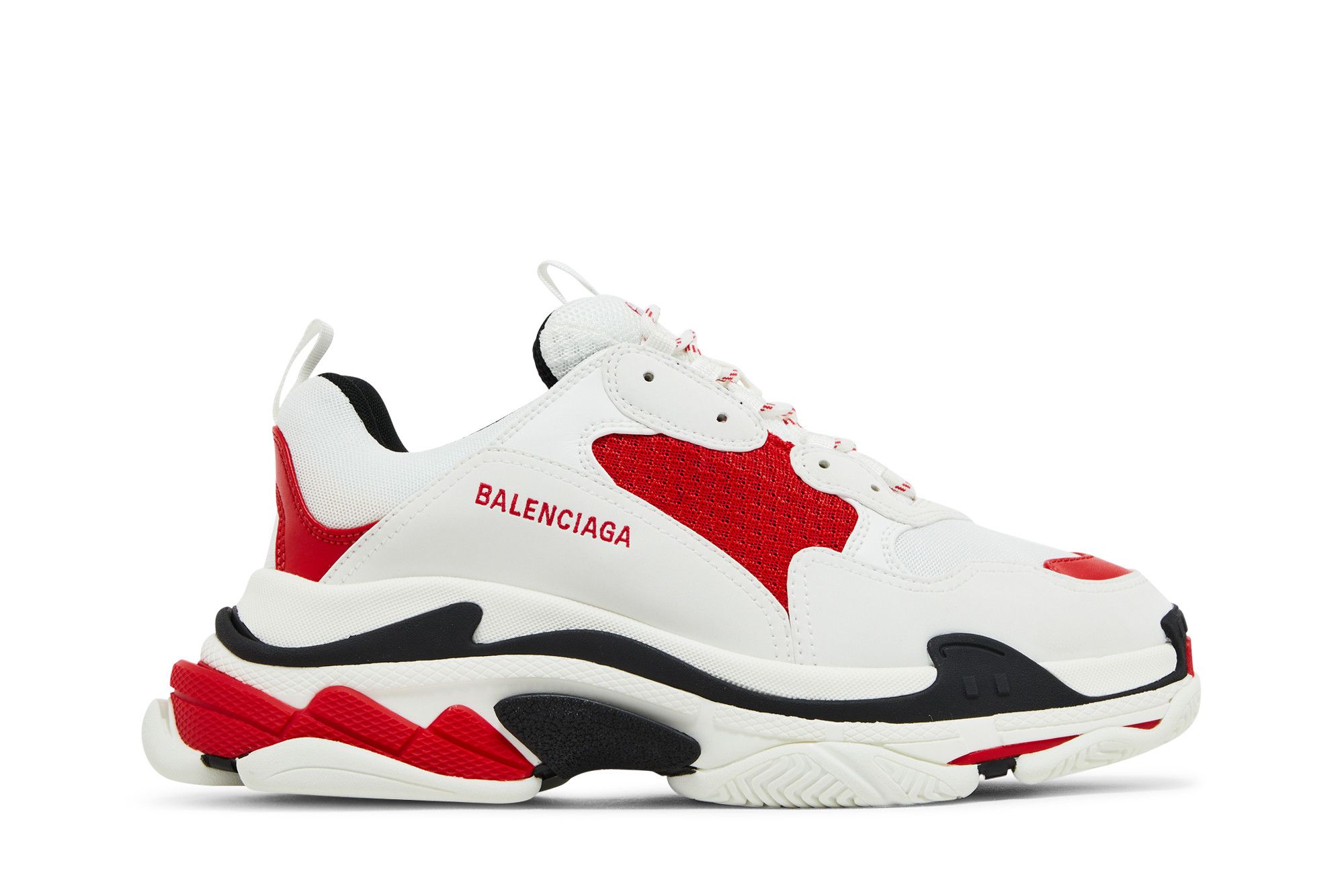 Balenciaga Triple S Sneaker 'White Red Black' 536737-W2FW5-1261