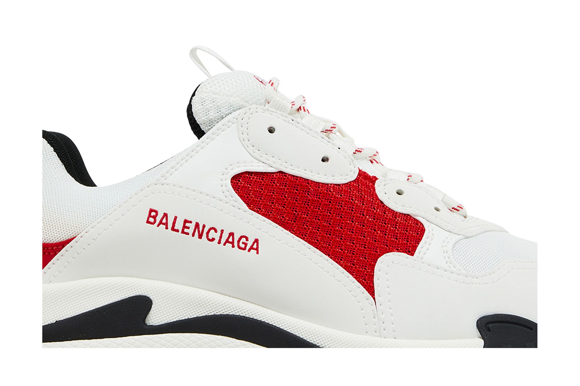 Balenciaga Triple S Sneaker 'White Red Black' 圖 2