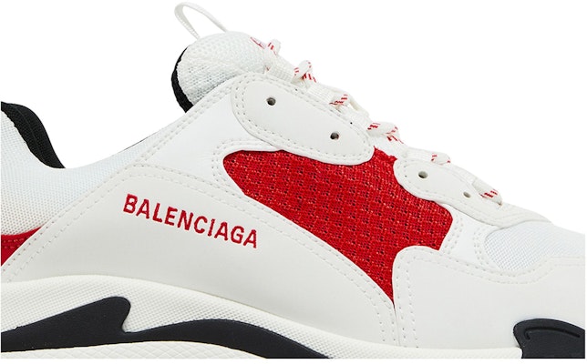 Balenciaga Triple S Sneaker 'Putih Merah Hitam' 536737-W2FW5-1261 Order Balenciaga Triple S Sneaker 'Putih Merah Hitam' 536737-W2FW5-1261
