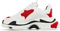 Lookbook Balenciaga Triple S Sneaker 'Putih Merah Hitam' 536737-W2FW5-1261