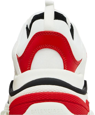 Balenciaga Triple S Sneaker ''Bianco Rosso Nero'' 536737-W2FW5-1261 Sizing Balenciaga Triple S Sneaker ''Bianco Rosso Nero'' 536737-W2FW5-1261