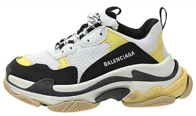 Balenciaga Triple S Sneaker 'Kuning Hitam' 536737 W09OM 1023 Buy Balenciaga Triple S Sneaker 'Kuning Hitam' 536737 W09OM 1023