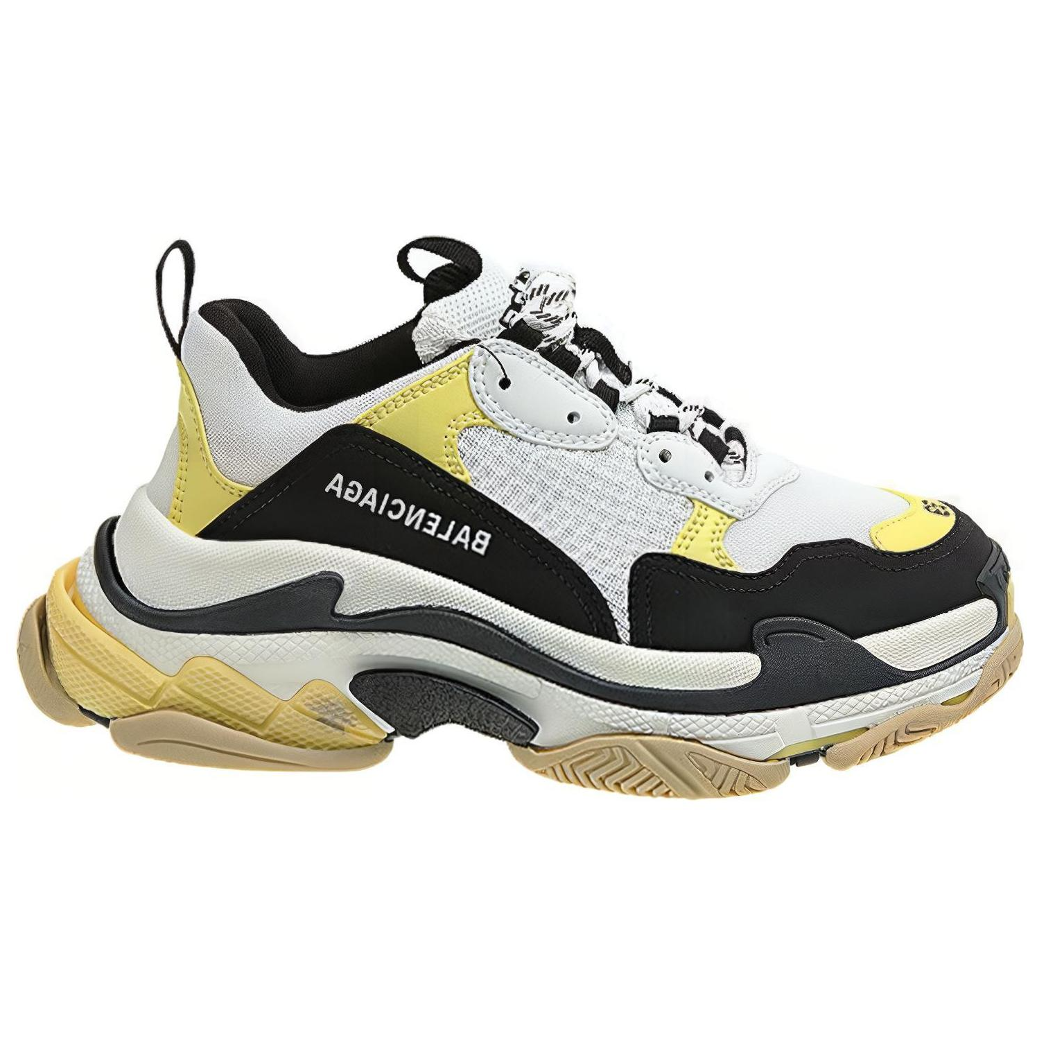 Order 巴黎世家 Triple S 運動鞋 '黃黑' 536737 W09OM 1023