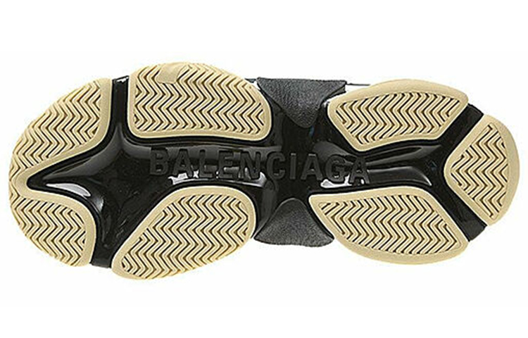 Purchase 巴黎世家 Triple S 運動鞋 '黃黑' 536737 W09OM 1023