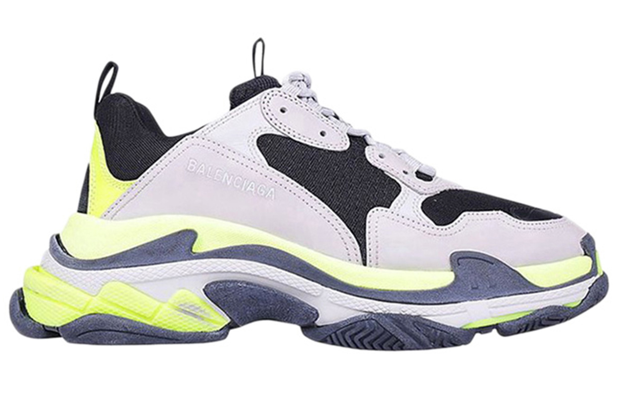 Balenciaga Triple S Sneaker 'Yellow Grey' 圖 2