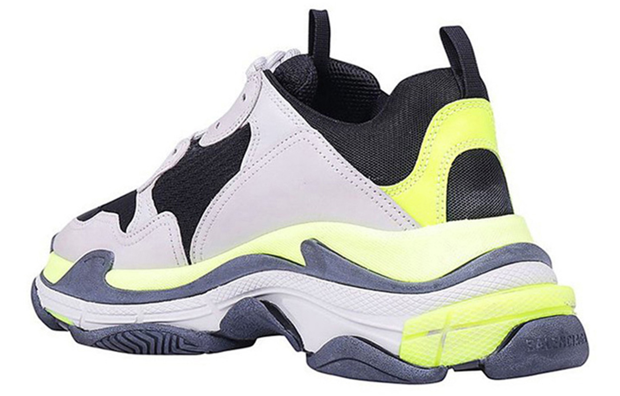 Balenciaga Triple S Sneaker 'Yellow Grey' 圖 4