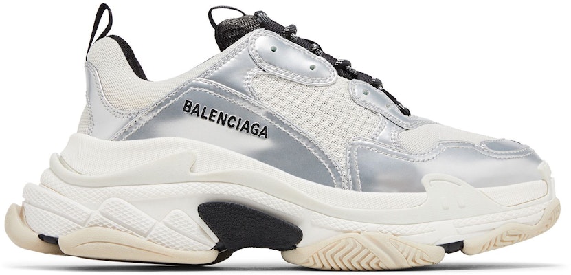 Balenciaga Triple S Sneaker 'Black White Silver' 536737W2FWM8191 Buy Balenciaga Triple S Sneaker 'Black White Silver' 536737W2FWM8191