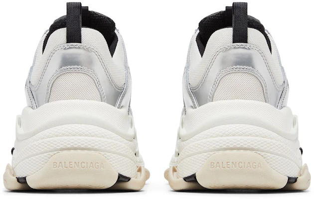 Balenciaga Triple S Sneaker 'Black White Silver' 536737W2FWM8191 Details for Balenciaga Triple S Sneaker 'Black White Silver' 536737W2FWM8191