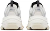 Details for Balenciaga Triple S Sneaker 'Black White Silver' 536737W2FWM8191