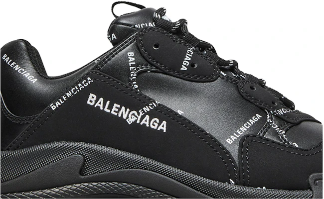 Balenciaga Triple S Trainer 'Logo Seluruh - Hitam' 536737 W2FA1 1090 Order Balenciaga Triple S Trainer 'Logo Seluruh - Hitam' 536737 W2FA1 1090