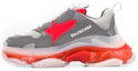 Buy 巴黎世家 Triple S 運動鞋 '透明底 - 灰紅' 541624 W09ON 1291