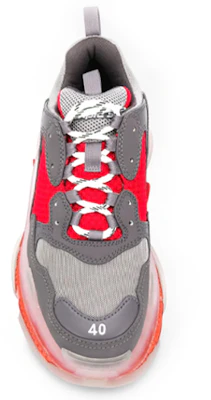 巴黎世家 Triple S 運動鞋 '透明底 - 灰紅' 541624 W09ON 1291 Purchase 巴黎世家 Triple S 運動鞋 '透明底 - 灰紅' 541624 W09ON 1291