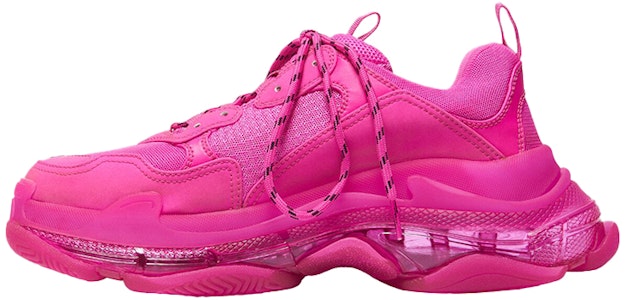 巴黎世家Triple S運動鞋「透明鞋底 - 粉紅色」541624 W2FG1 5059 Buy 巴黎世家Triple S運動鞋「透明鞋底 - 粉紅色」541624 W2FG1 5059