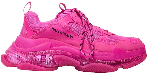 巴黎世家Triple S運動鞋「透明鞋底 - 粉紅色」541624 W2FG1 5059 Order 巴黎世家Triple S運動鞋「透明鞋底 - 粉紅色」541624 W2FG1 5059