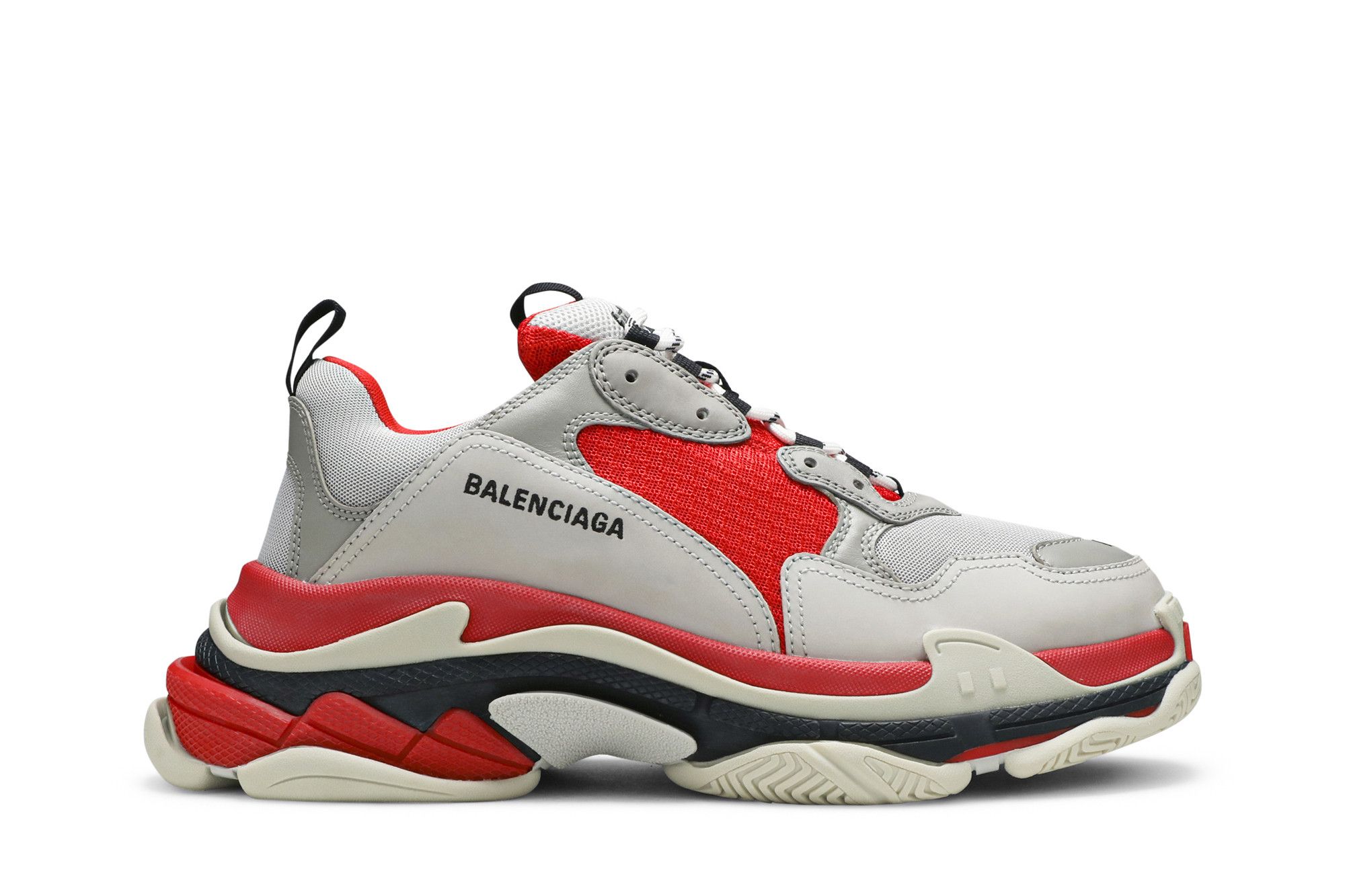 Balenciaga Triple S Trainer 'Grey Red' 536737 W09OH 6495