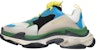 Balenciaga Triple S Trainer 'Kelabu Muda Biru Hijau' 533880 W09OA 4078