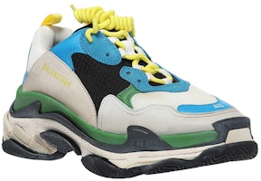 Balenciaga Triple S Zapatillas 'Gris Claro Azul Verde' 533880 W09OA 4078 Lookbook Balenciaga Triple S Zapatillas 'Gris Claro Azul Verde' 533880 W09OA 4078