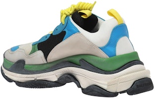 Balenciaga Triple S Zapatillas 'Gris Claro Azul Verde' 533880 W09OA 4078 Shop Balenciaga Triple S Zapatillas 'Gris Claro Azul Verde' 533880 W09OA 4078