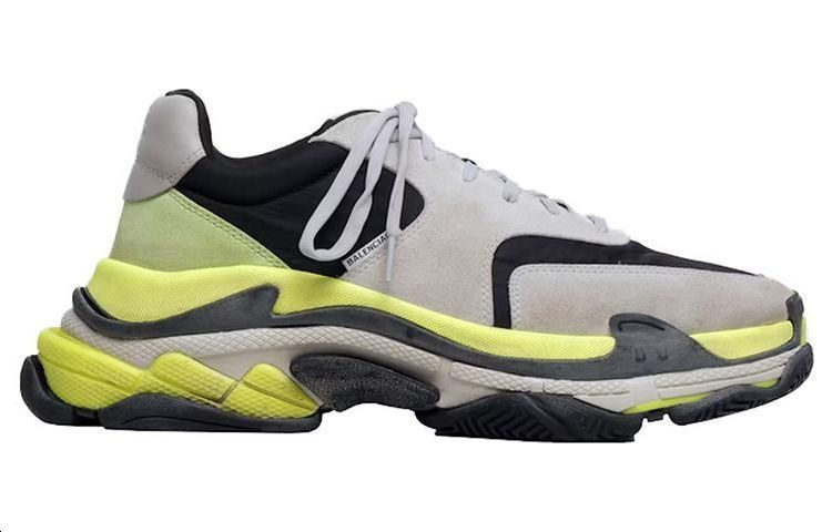 Order 巴黎世家 Triple S 运动鞋 '浅灰荧光' 533888 W09T2 1293