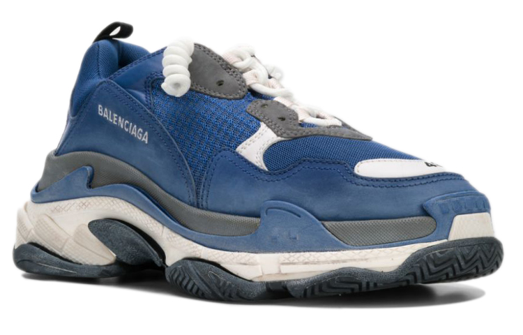 Lookbook Sepatu Balenciaga Triple S 'Navy' 533878 W09O8 4171