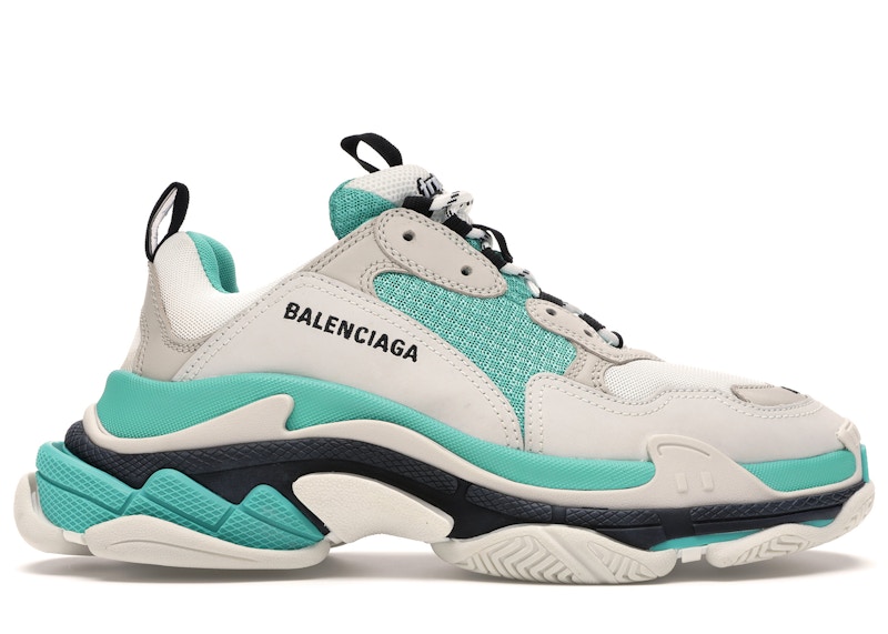 Buy Balenciaga Triple S Trainer 'Putih Hijau' 536737 W09OH 3005