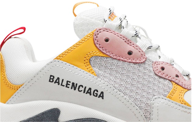 (W) Balenciaga Triple S Deportivas 'Blanco Amarillo' 524038-W0905-9035 Order (W) Balenciaga Triple S Deportivas 'Blanco Amarillo' 524038-W0905-9035