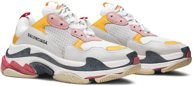 (W) Balenciaga Triple S Trainer 'Putih Kuning' 524038-W0905-9035 Cheap (W) Balenciaga Triple S Trainer 'Putih Kuning' 524038-W0905-9035