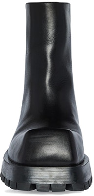 Balenciaga Trooper Boots 'Black Leather' 678414WB9201000 Shop Balenciaga Trooper Boots 'Black Leather' 678414WB9201000