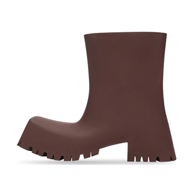 Balenciaga Trooper Rubber Boot 'Brown'