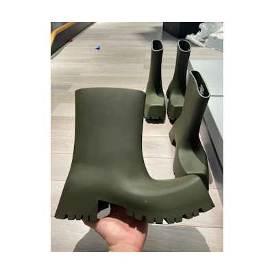 Balenciaga Trooper Rubber Boot 'Men's Black'