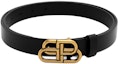 Buy Balenciaga Sabuk Kulit Hitam Unisex 2.5cm 581690-18O1M-1000