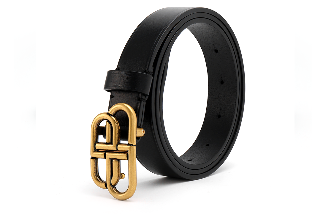 Purchase Balenciaga Sabuk Kulit Hitam Unisex 2.5cm 581690-18O1M-1000