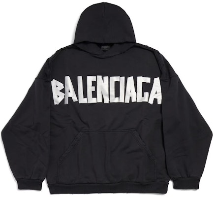 巴黎世家男女同款黑色logo长袖常规版型套头卫衣。 739024TQVQ91073 Lookbook 巴黎世家男女同款黑色logo长袖常规版型套头卫衣。 739024TQVQ91073