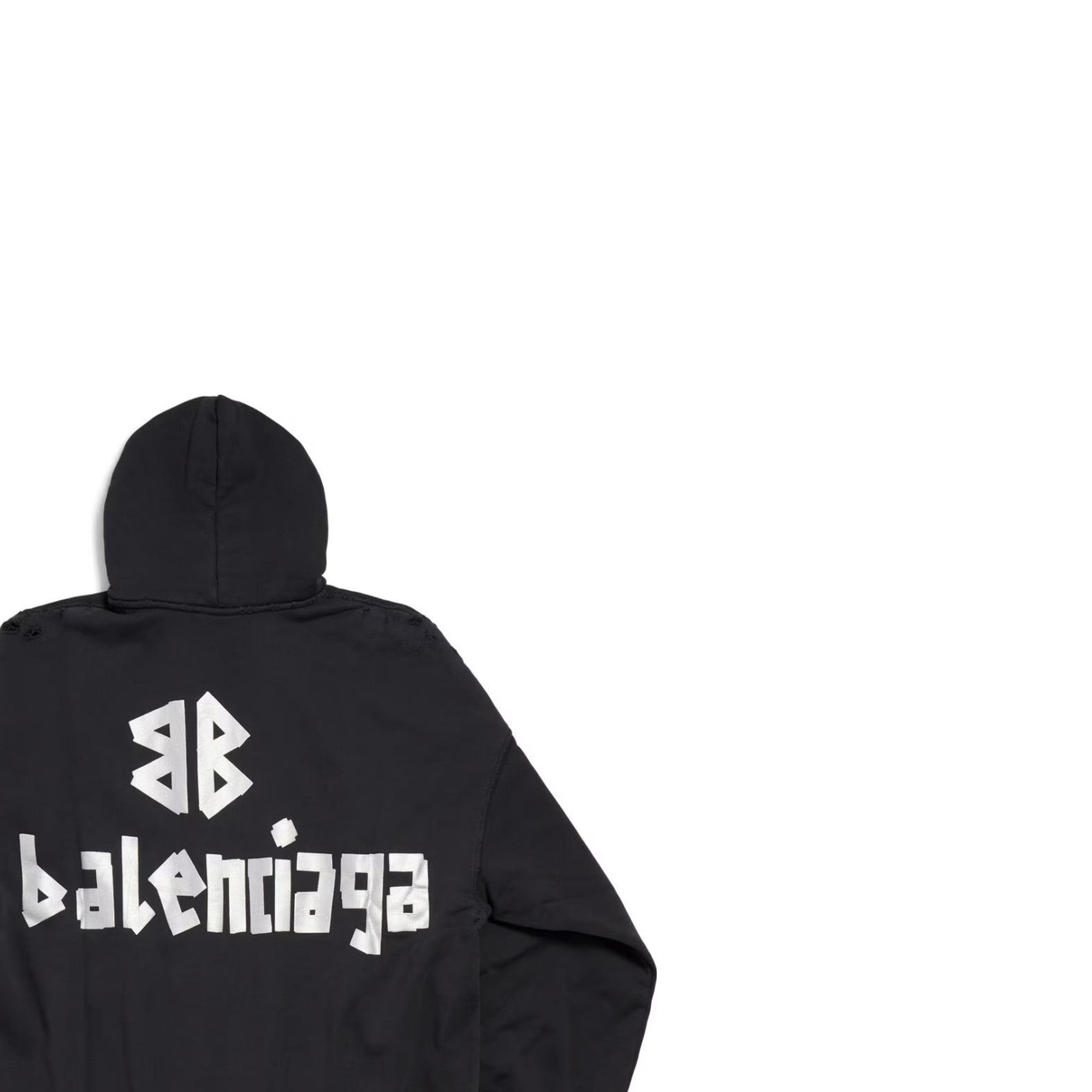Details for Balenciaga Unisex Black Logo Pullover Sweatshirt Regular Fit Long Sleeve. 739024TQVQ91073