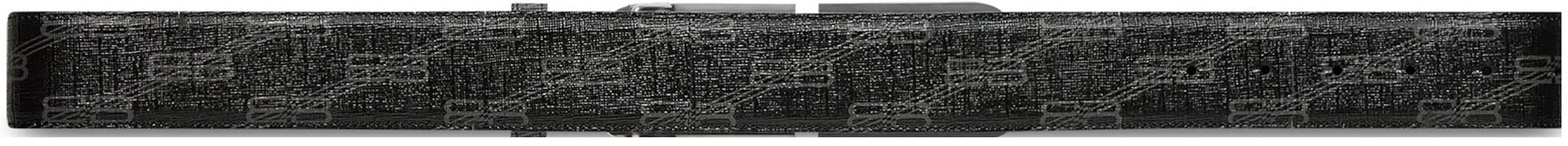 Balenciaga Unisex Tali Pinggang Hitam Polyester 4cm Gaya Kasual. 703103210EI1060 Lookbook Balenciaga Unisex Tali Pinggang Hitam Polyester 4cm Gaya Kasual. 703103210EI1060