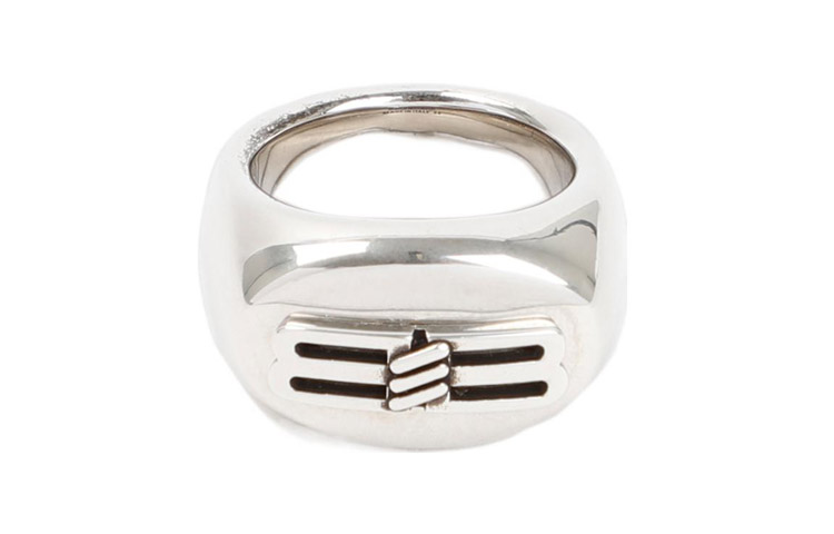 Balenciaga Unisex Fashion Brass Ring Silver 696222TZ99I0911