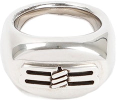 Balenciaga Unisex Fashion Brass Ring Silver 696222TZ99I0911 Balenciaga Unisex Fashion Brass Ring Silver 696222TZ99I0911