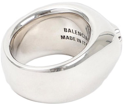 巴黎世家情侣款时尚黄铜银戒指 696222TZ99I0911 Lookbook 巴黎世家情侣款时尚黄铜银戒指 696222TZ99I0911