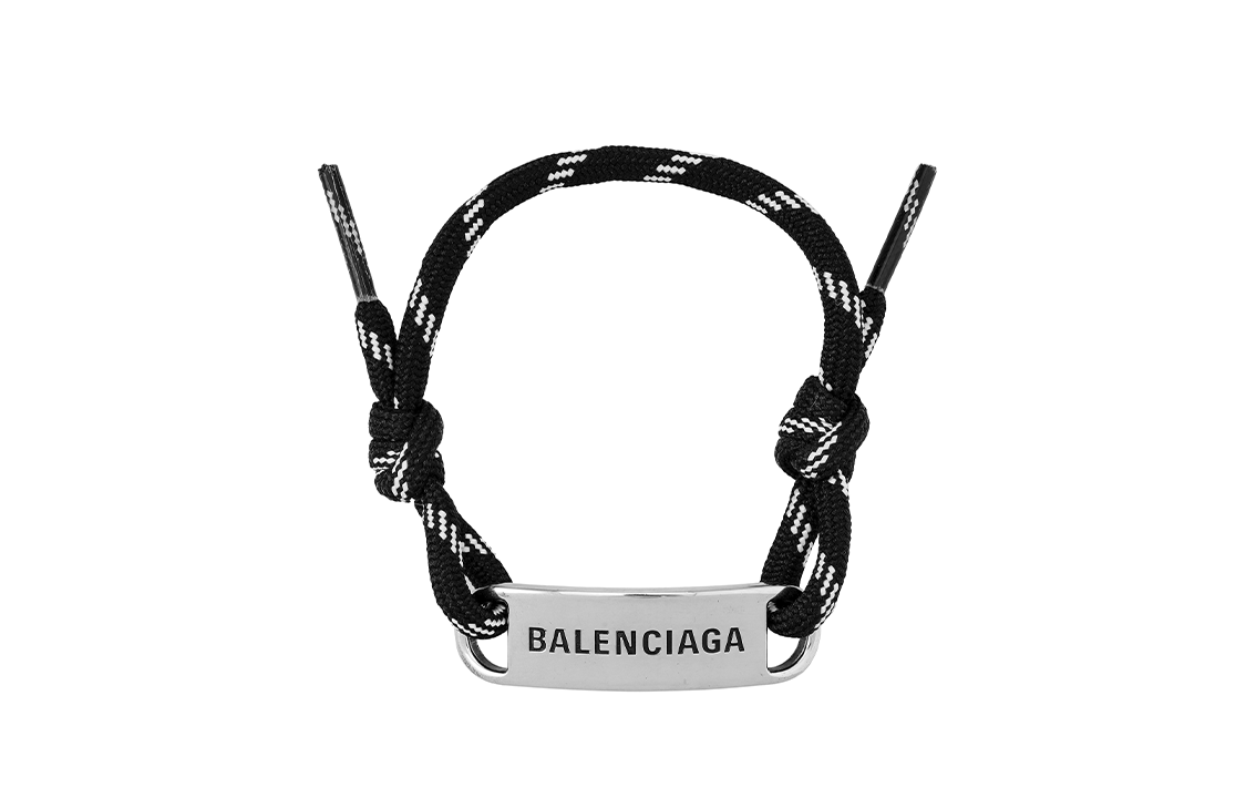 Balenciaga Unisex Fashion Cool Black Casual Bracelet. 656418TVX4S1766