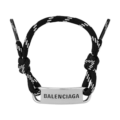 Balenciaga Unisex Fashion Cool Black Casual Bracelet. 656418TVX4S1766
