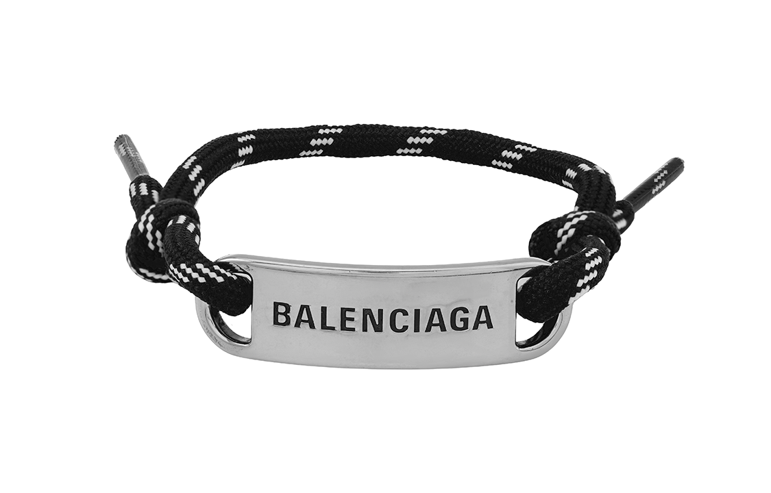 Lookbook Balenciaga 時尚酷黑休閒手環男女通用款式 656418TVX4S1766