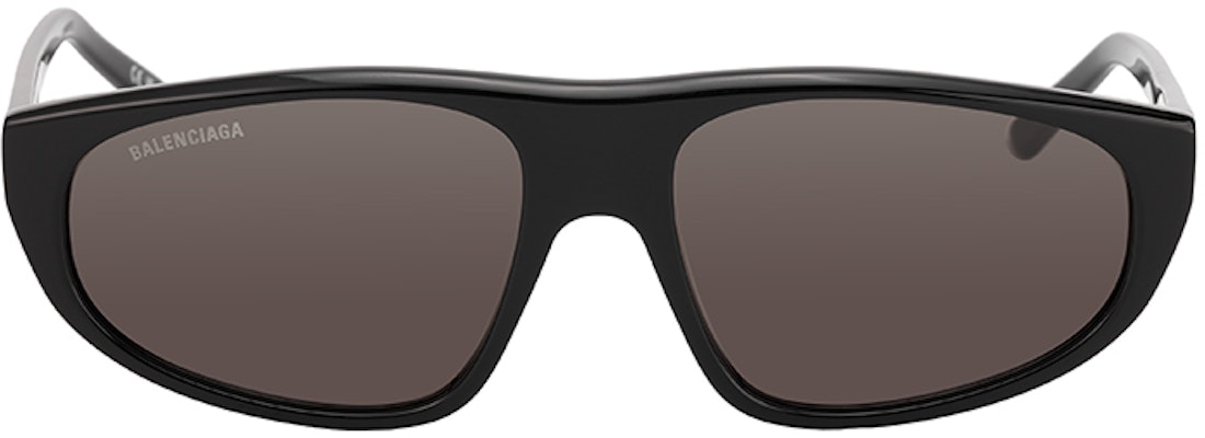 Balenciaga 男女同款不規則Logo細節板材太陽眼鏡 - 黑色 BB0098S Lookbook Balenciaga 男女同款不規則Logo細節板材太陽眼鏡 - 黑色 BB0098S