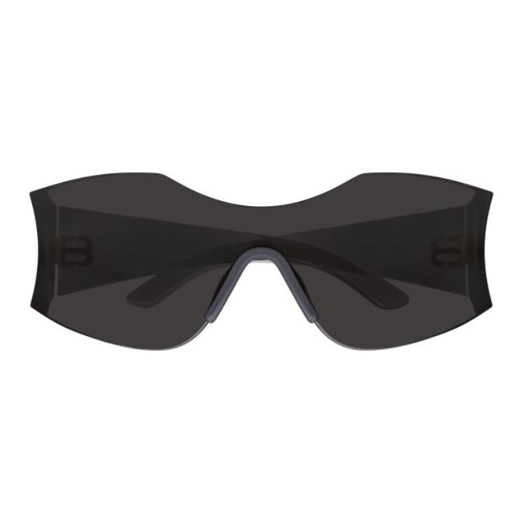 Balenciaga Unisex Irregular Black Sunglasses with Logo Temples BB0292S 001 99 圖 3