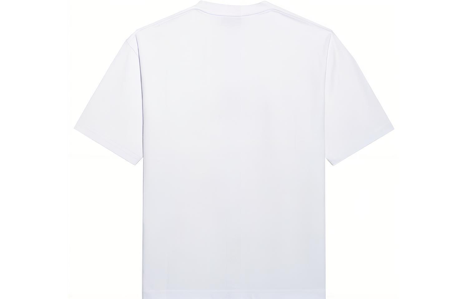 Balenciaga Unisex Logo Print Short Sleeve T-Shirt White. 612966TKVI79040 圖 3