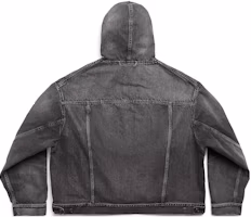 Lookbook Balenciaga 男女款寬鬆連帽外套 黑色 719313TBP473340
