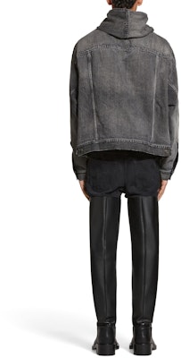 Balenciaga 男女款寬鬆連帽外套 黑色 719313TBP473340 Purchase Balenciaga 男女款寬鬆連帽外套 黑色 719313TBP473340